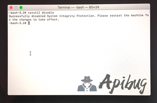 图片[3]-MacOS SIP系统完整性保护怎么禁用？SIP系统完整性关闭方法-Apibug